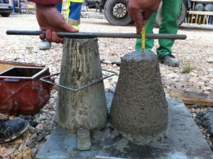 Ispitivanja svojstava svježeg betona na gradilištu